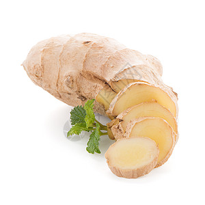 白色的姜根营养香料美食味道棕色蔬菜烹饪黄色香气植物图片