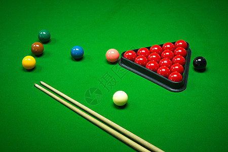 Snooker 球系列黄色绿色团体白色乐趣三角形粉色游戏水池台球图片