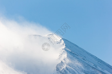 富士山峰场景顶峰旅行地标风景天际天空公吨火山蓝色图片