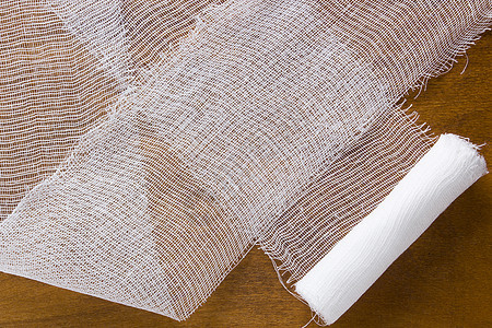 白药用纱布绷带纺织品材料织物折叠编织纤维援助棉布急救帆布图片