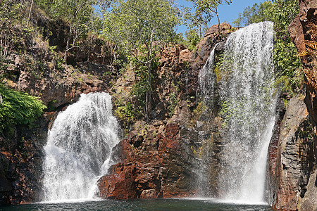 澳大利亚Litchfield国家公园全景领土风景旅游旅行山脉高端岩石景点瀑布图片