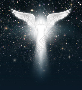 夜空中的天使代理人天堂信使宗教翅膀大天使圣经图片