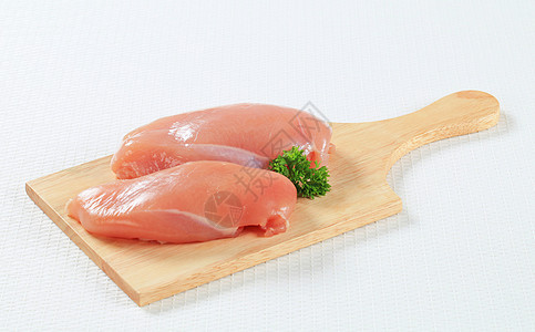 新鲜鸡乳蛋砧板库存鱼片胸肉火鸡食物食品背景图片