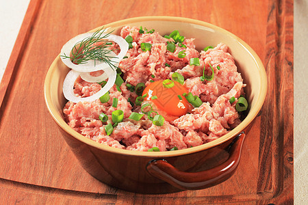 原小菜肉制品火鸡盘子库存棕色食物陶瓷猪肉蛋黄砧板图片