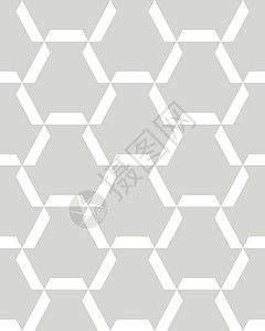 六边形无缝模式插图灰色纺织品马赛克蜂巢创造力织物蜂窝多边形几何背景图片