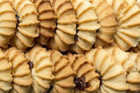 新鲜美味的圆饼干美食甜食团体甜点食物制品静物图片