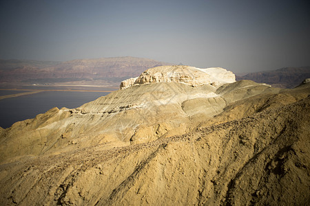 以色列的石头沙漠游客假期远足旅行旅游图片