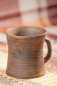 传统手工亩黏土风格水壶咖啡陶瓷杯子收藏工艺市场陶器图片