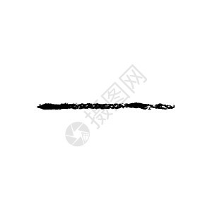 画笔描边 Grunge 矢量纹理刷子水彩墨水印迹水粉艺术边界中风黑色背景图片