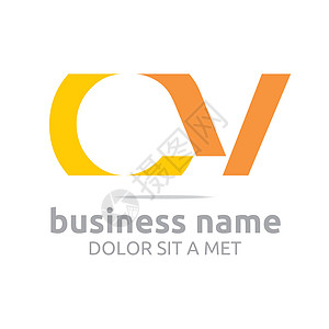 字母 C 组合 V lettemar文字解决方案营销战略数字徽标标识精品公司品牌图片
