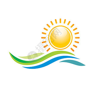 全景风景日落阳光生态热带海洋天气旅行插图假期太阳海浪图片
