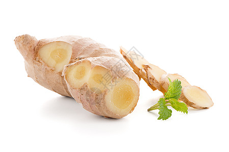 白色的姜根营养香气味道香料棕色植物美食黄色蔬菜烹饪图片