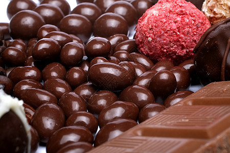 巧克力糖美食坚果糕点卷曲东西食物饮食营养糖果甜点图片