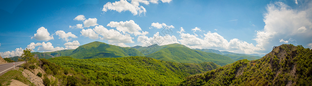 乔治亚州季节地形天线草地场景蓝色风景森林天际冰川图片