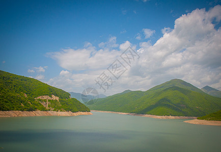 乔治亚州天际公园风景山脉冰川天线石头假期草地季节图片