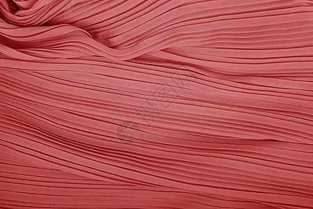 褶皱织物背景纹理宏观海浪美丽钩针丝绸布料衣服材料棉布工艺图片