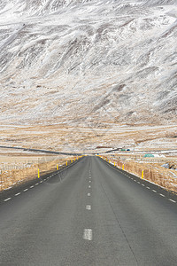 冰岛冬季景观旅行蓝色车道场地国家大路公园天气场景暴风雪图片