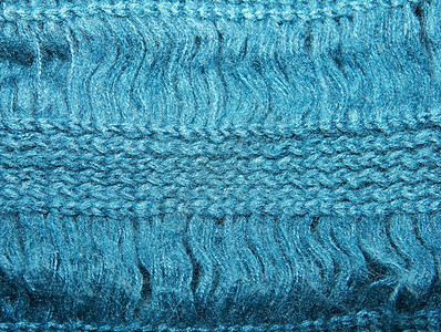 蓝色毛毛编织的围巾摄影柔软度缝纫孩子衣服工艺纤维纺织品材料温度图片