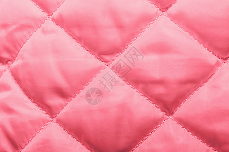用于锤击的白色绗缝织物质地皮肤涤纶刺绣粉色布艺夹克空白墙纸被子材料图片