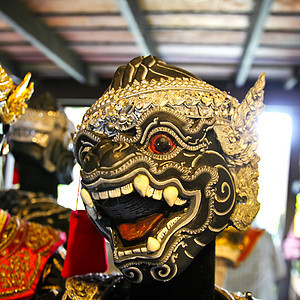 泰国傀儡手工国家装饰品玩具细绳剧院风格神话连体工艺图片