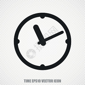 时间矢量时钟图标 现代公寓设计插图倒数手表网络年表小时历史展示日程图片