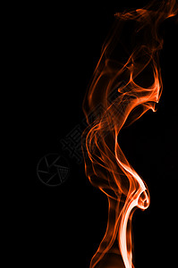 弗拉门科橙子烟雾摄影漩涡小径绿色印象卷发运动火焰高清图片
