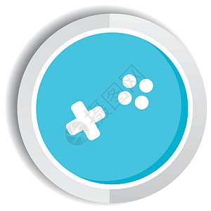 视频游戏图标按钮插图网站背景图片