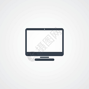 电脑桌面图标按钮药片技术展示触摸屏键盘互联网白色屏幕灰色背景图片