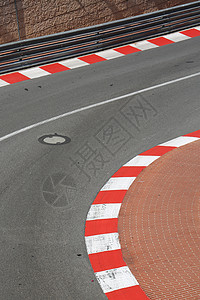 摩纳哥 G 赛车沥青和路缘的质地速度公式医生电路街道曲线赛道车道竞赛全科图片