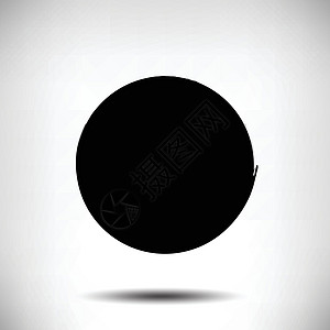 黑色矢量 grunge 圆背景印迹水粉艺术圆圈糊状物阴影圆形刷子边界水彩图片