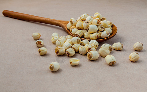 原莲豆种子的构成 Asian流行的食物种子重量美食粮食花生豆类纤维活力勺子坚果营养图片