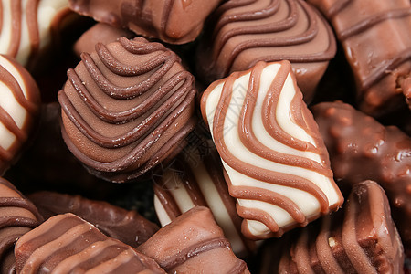 巧克力小雨正方形红色宏观糖果美食花生食物团体坚果图片