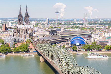 科隆大教堂航空建筑学教会吸引力地标天线建筑主场旅游城市图片