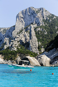 卡拉贡内萨丁亚天堂蓝色海洋海景海岸晴天热带假期风景支撑图片