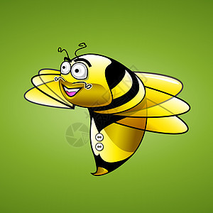 Bee 字符光栅插图图片