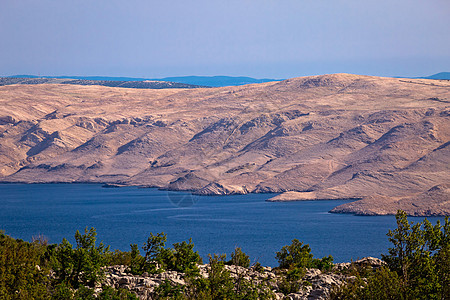 帕格岛的石头沙漠图片