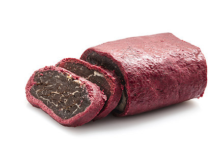 香料中的干肉香肠蔬菜食物猪肉产品红色熏制牛肉脂肪小吃图片