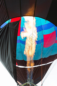 热气球运输娱乐飞艇漂浮自由节日旅行天空蓝色条纹图片