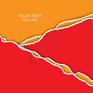 矢量撕纸墙纸标签边界材料废料纸板空白卡片收藏灰色图片