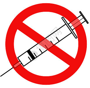 保健障碍卫生制度注射器红色交通白色康保险黑色标志背景图片