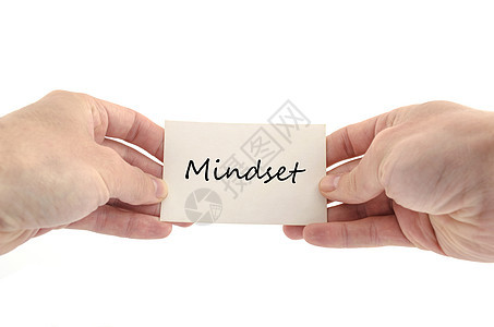 Mindset 文字概念心理头脑哲学挑战想像力信仰白色思考外表心理学图片