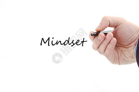 Mindset 文字概念心理学白色思考意图举止想像力外表写作挑战心理图片