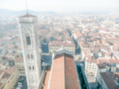 Florence 的焦点分散背景 有意模糊的职位支持街道城市假期广场大理石全景大教堂天际教会房屋图片