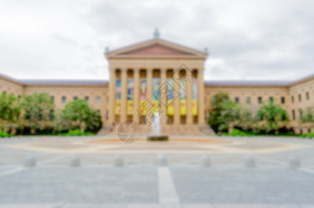 费城美术博物馆背景的分散分析旅行日落建筑物柱子中心艺术展览展示博物馆吸引力图片