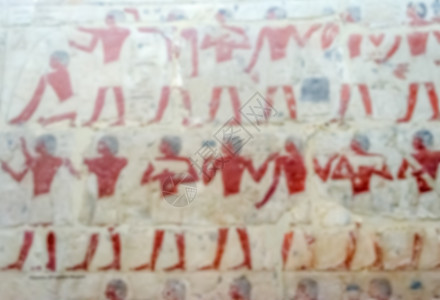 具有埃及寺庙详细背景的不集中背景图片