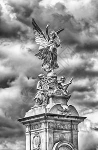 伦敦白金汉宫维多利亚纪念馆金子艺术旅行胜利石头首都历史性纪念碑英语旅游图片