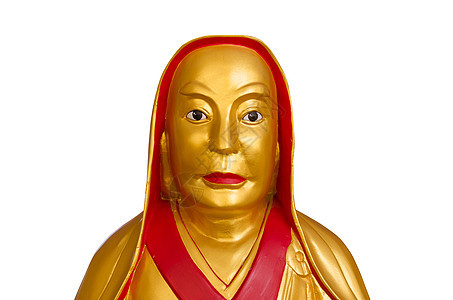 中国金和尚的近邻布袋宗教魅力塑像金子运气文化古董护身符艺术图片