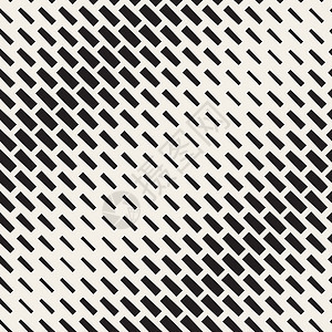 矢量无缝黑白对角矩形半色调几何图案木地板窗饰装饰品创造力正方形条纹装饰艺术风格墙纸图片