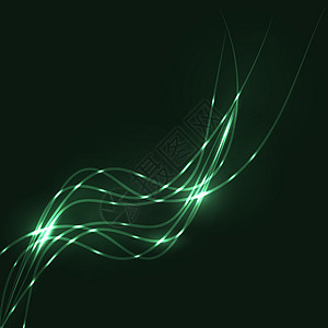 绿浪摘要背景背景曲线运动技术小册子绿波漩涡绿色绿线绿灯活力背景图片