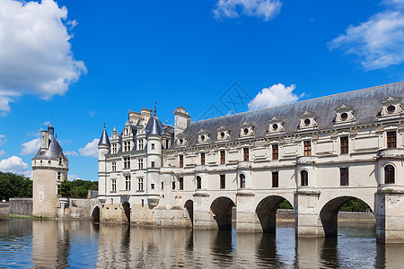 法国卢瓦尔河谷的Chenonceau城堡图片